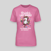 Bride's Last Rodeo! - Einhorn | JGA T-Shirt Damen