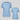 Damen JGA T-Shirt selbst gestalten – Hellblau – Vorderansicht