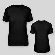 Damen JGA T-Shirt selbst gestalten – Schwarz – Vorderansicht