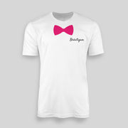 ELEGANT & STYLISCH – GEBUNDENE FLIEGE ALS PRINT! | JGA T-Shirt Herren