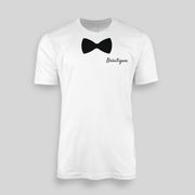 ELEGANT & STYLISCH – GEBUNDENE FLIEGE ALS PRINT! | JGA T-Shirt Herren