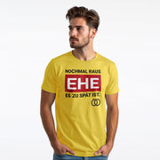 NOCHMAL RAUS – EHE ES ZU SPÄT IST! Herren T-Shirt | JGA T-Shirt Herren