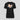 Braut Crew Retro Regenbogen JGA T-Shirt Damen in Schwarz