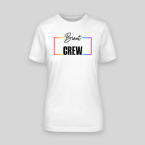 Braut Crew – Regenbogen-Rahmen | JGA T-Shirt Damen