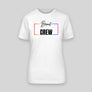 Braut Crew – Regenbogen-Rahmen | JGA T-Shirt Damen