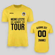 SEINE LETZTE AUSWÄRTS TOUR - Personalisierbar | JGA T-Shirt Herren