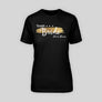 TEAM BRIDE – ELEGANT IN SCHWARZ MIT GOLD-STREIFEN! | JGA T-Shirt Damen