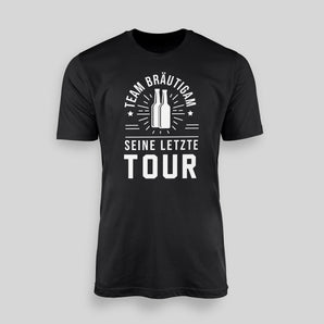 Seine letzte Tour – JGA T-Shirt Herren – Vorderansicht