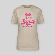 Team Braut mit Krone - für die Brautcrew | JGA T-Shirt Damen