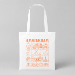 Amsterdam JGA Jutebeutel – Städte-Motiv