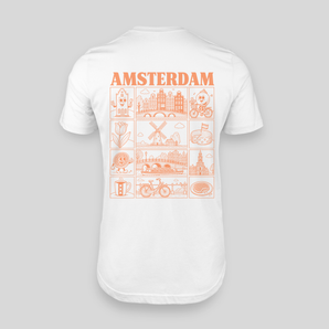Amsterdam JGA T-Shirt Rückseite – Städte-Motiv