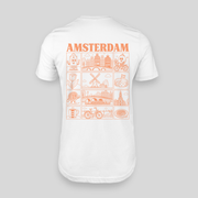 Amsterdam JGA T-Shirt Rückseite – Städte-Motiv