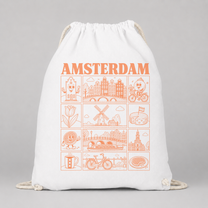 Amsterdam JGA Turnbeutel | Städte-Kollektion