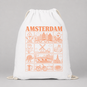 Amsterdam JGA Turnbeutel – Städte-Motiv