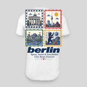 Berlin Briefmarken T-Shirt Rückseite
