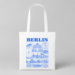 Berlin JGA Jutebeutel – Städte-Motiv