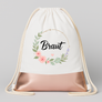 Braut – Blumen | JGA Turnbeutel Damen