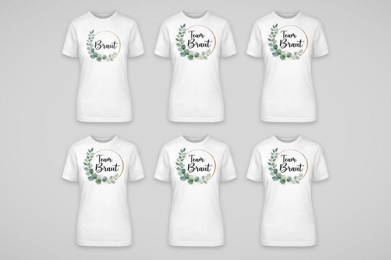 BRAUT – BLUMEN - ELEGANZ & STIL FÜR DEN JGA! | JGA T-Shirt Damen