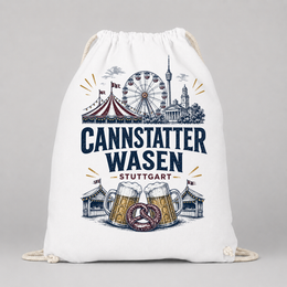 Cannstatter Wasen Stuttgart JGA Turnbeutel – Motiv