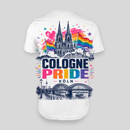 Cologne Pride Köln JGA T-Shirt Rückseite