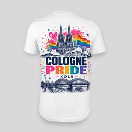 Cologne Pride Köln JGA T-Shirt Rückseite