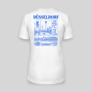 Düsseldorf JGA T-Shirt Damen Rückseite – Städte-Motiv