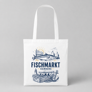 Fischmarkt Hamburg JGA Jutebeutel – Motiv