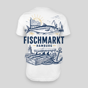 Fischmarkt Hamburg JGA T-Shirt Rückseite