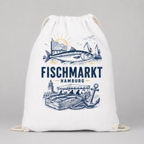 Fischmarkt Hamburg JGA Turnbeutel