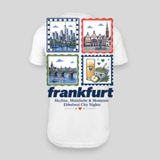 Frankfurt Briefmarken T-Shirt Rückseite