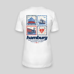 Hamburg Grand Tour T-Shirt Damen Rückseite