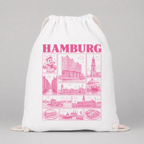 Hamburg JGA Turnbeutel | Städte-Kollektion
