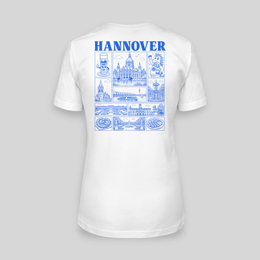 Hannover JGA T-Shirt Damen Rückseite – Städte-Motiv
