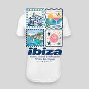 Ibiza Briefmarken T-Shirt Rückseite