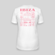 Ibiza JGA T-Shirt Damen Rückseite – Städte-Motiv