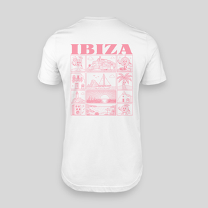 Ibiza JGA T-Shirt Rückseite – Städte-Motiv