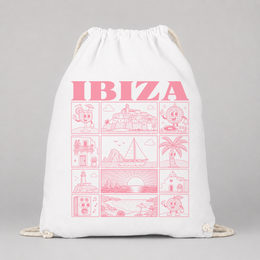 Ibiza JGA Turnbeutel – Städte-Motiv