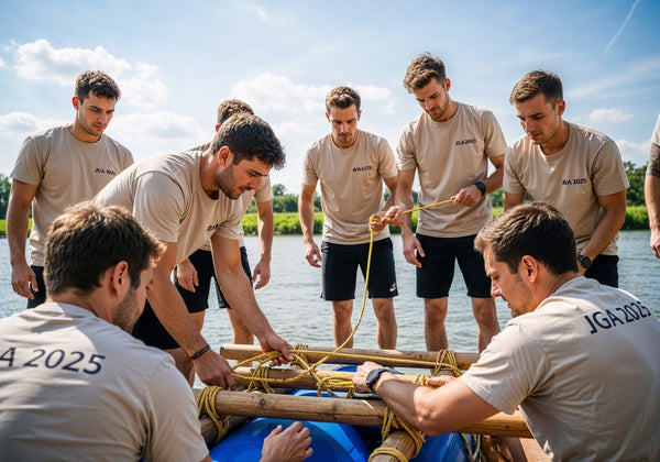 Floßbau & Teamchallenge
