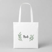 Bride – Flower | JGA Jutebeutel Damen – Weiss