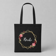 Bride – Square | JGA Jutebeutel Damen – Schwarz