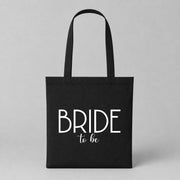 Bride to be | JGA Jutebeutel – Schwarz
