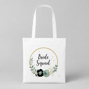 Bride Squad – Blume | JGA Jutebeutel – Weiss