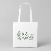 Bride Squad – Flower | JGA Jutebeutel – Weiss