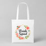 Bride Squad – Blumen Hexagon | JGA Jutebeutel Damen