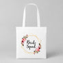 Bride Squad – Blumen Square | JGA Jutebeutel Damen
