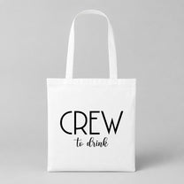 Crew to Drink | JGA Jutebeutel Damen