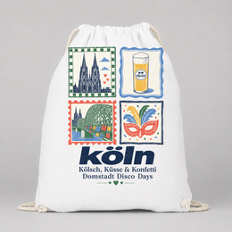 Köln Briefmarken Turnbeutel