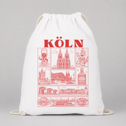 Köln JGA Turnbeutel – Städte-Motiv