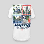 Leipzig Briefmarken T-Shirt Rückseite