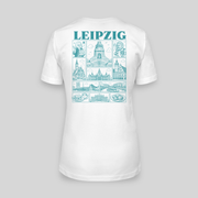 Leipzig JGA T-Shirt Damen Rückseite – Städte-Motiv